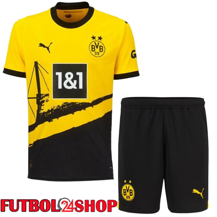 Camiseta Dortmund Primera + Cortos 2023/2024