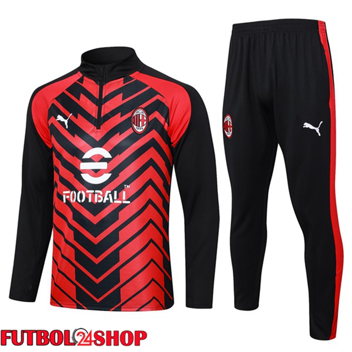 Chandal Equipos De Futbol AC Milan Rojo 2023/2024