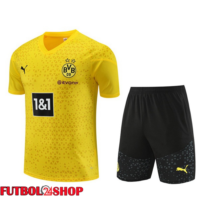 Camiseta Entrenamiento Dortmund + Cortos Amarillo 2023/2024