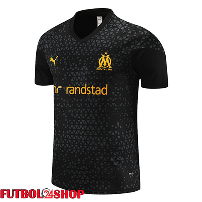 Camiseta Entrenamiento Marsella Negro 2023/2024