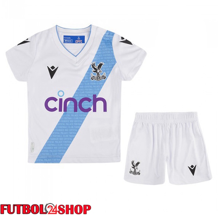 Camiseta Crystal Palace Ninos Segunda Blanco 2023/2024