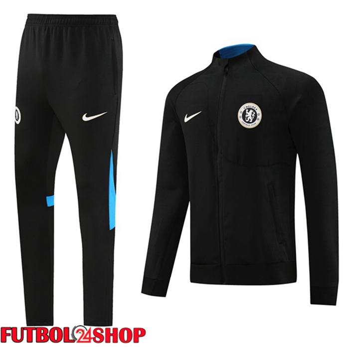 Chandal Equipos De Futbol - Chaqueta Chelsea Negro 2023/2024