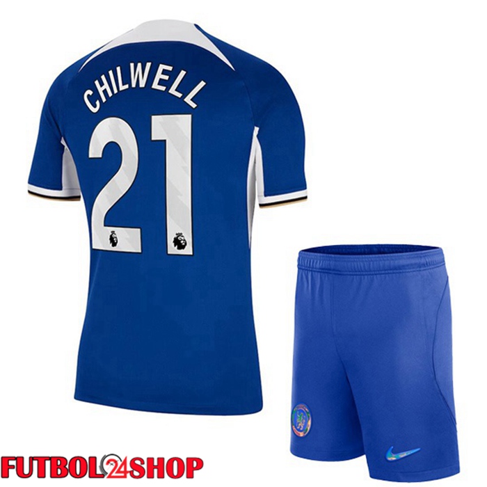 Camiseta Chelsea (Chilwell 21) Ninos Primera Azul 2023/2024