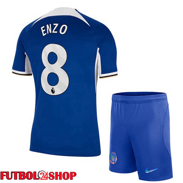 Camiseta Chelsea (Enzo 8) Ninos Primera Azul 2023/2024