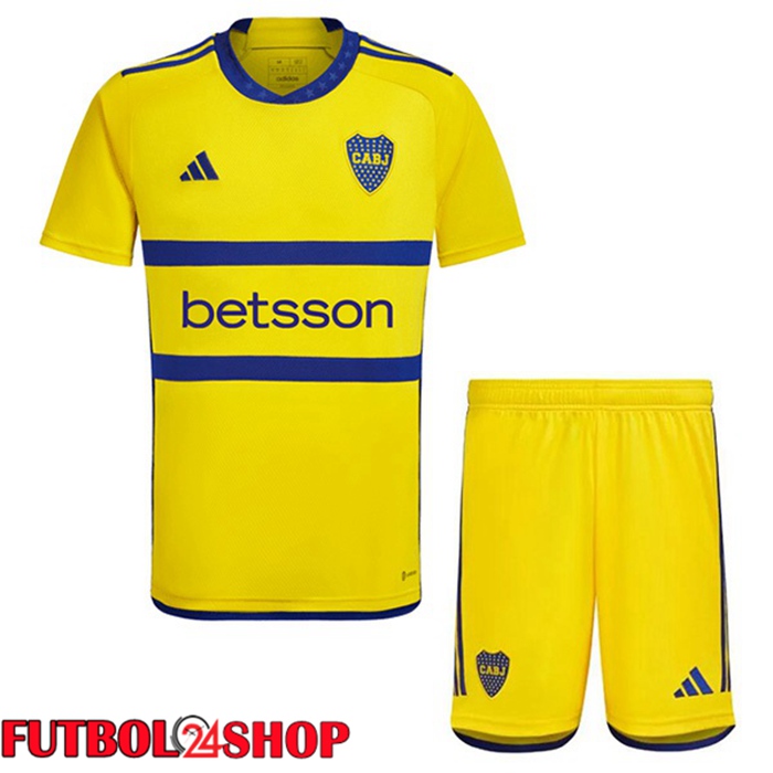 Camisetas De Futbol Boca Juniors Ninos Segunda Amarillo 2023/2024