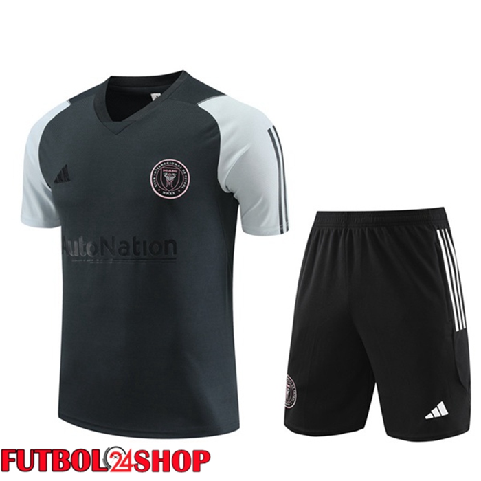 Camiseta Entrenamiento Inter Miami CF + Cortos Gris 2023/2024