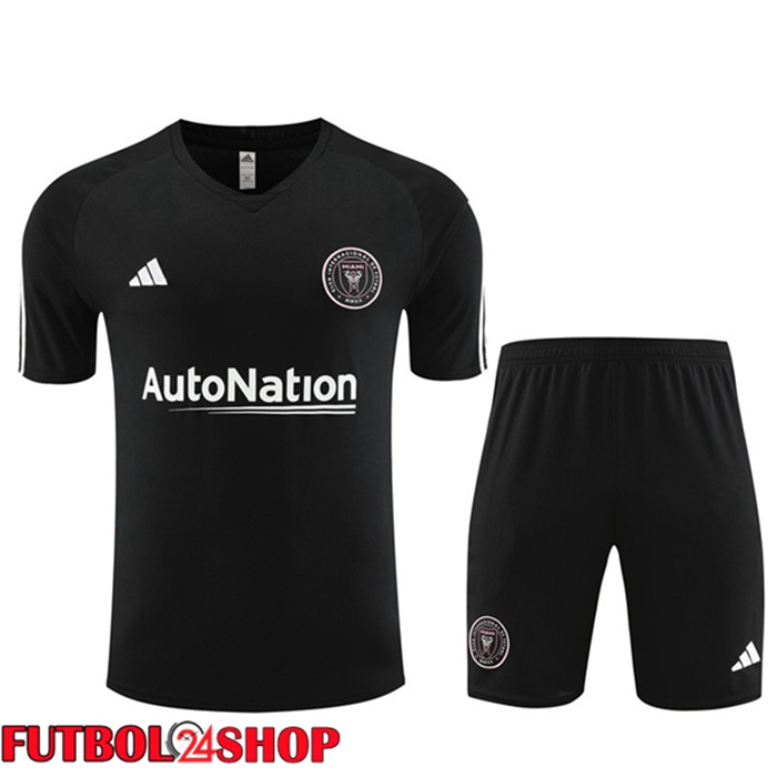 Camiseta Entrenamiento Inter Miami CF + Cortos Negro 2023/2024