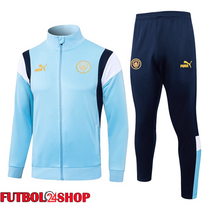 Chandal Equipos De Futbol - Chaqueta Manchester City Azul 2023/2024