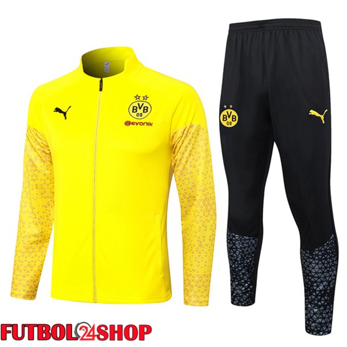 Chandal Equipos De Futbol - Chaqueta Dortmund BVB Amarillo 2023/2024