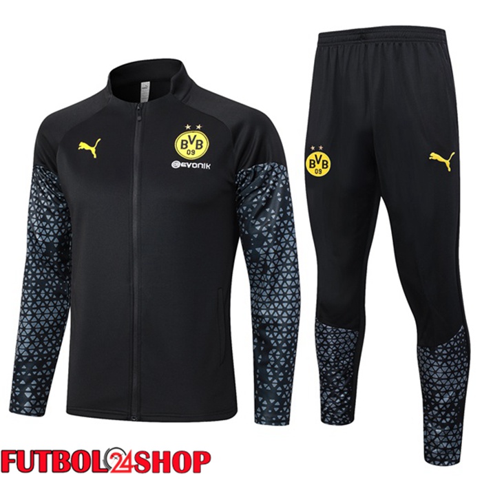 Chandal Equipos De Futbol - Chaqueta Dortmund BVB Negro 2023/2024