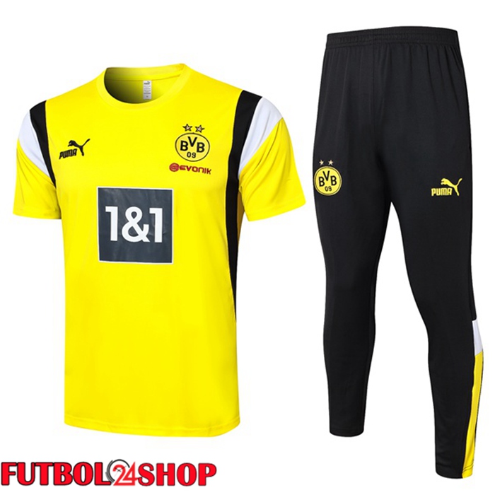 Camiseta Entrenamiento Dortmund BVB + Pantalones Amarillo 2023/2024
