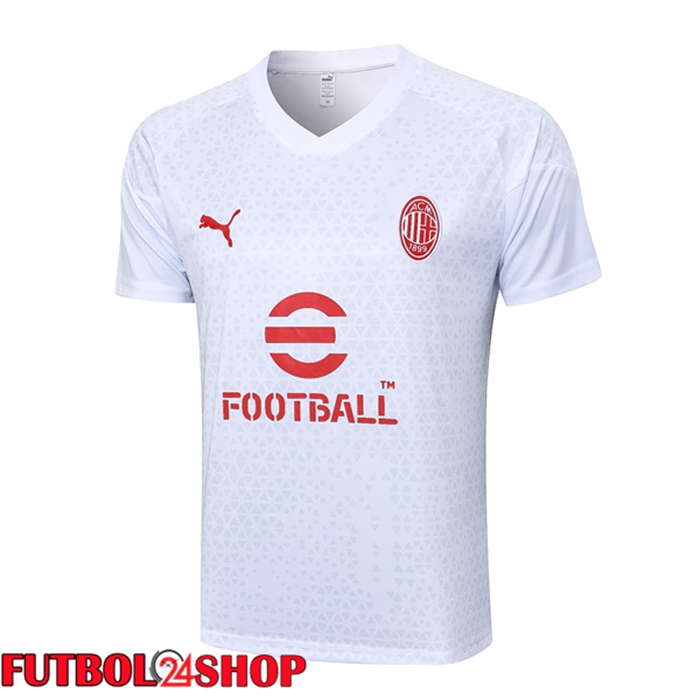 Camiseta Entrenamiento AC Milan Blanco 2023/2024