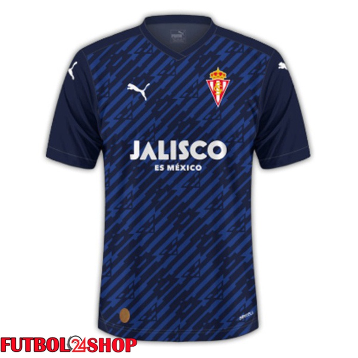 Camiseta Futbol Sporting Gijon Tercera Blau Royal 2023/2024