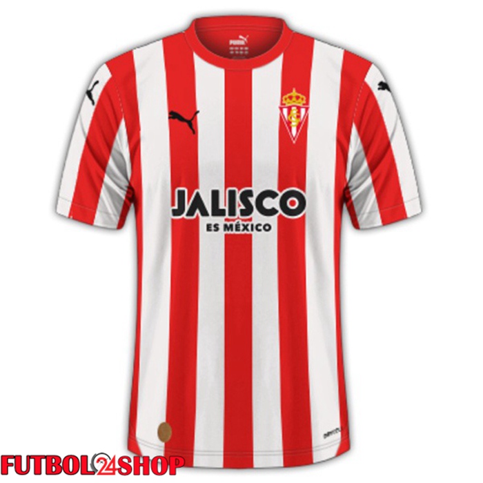 Camiseta Futbol Sporting Gijon Primera Rojo 2023/2024