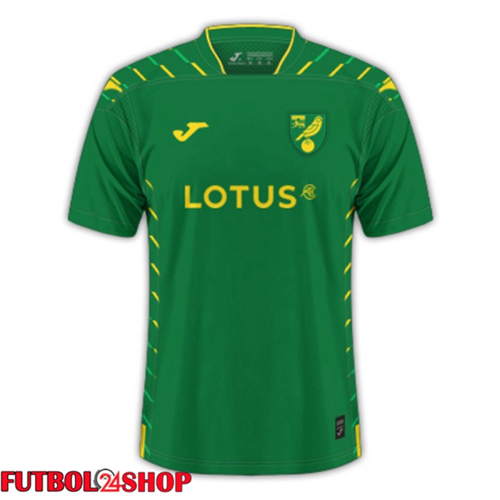 Camiseta Futbol Norwich City Segunda Verde 2023/2024