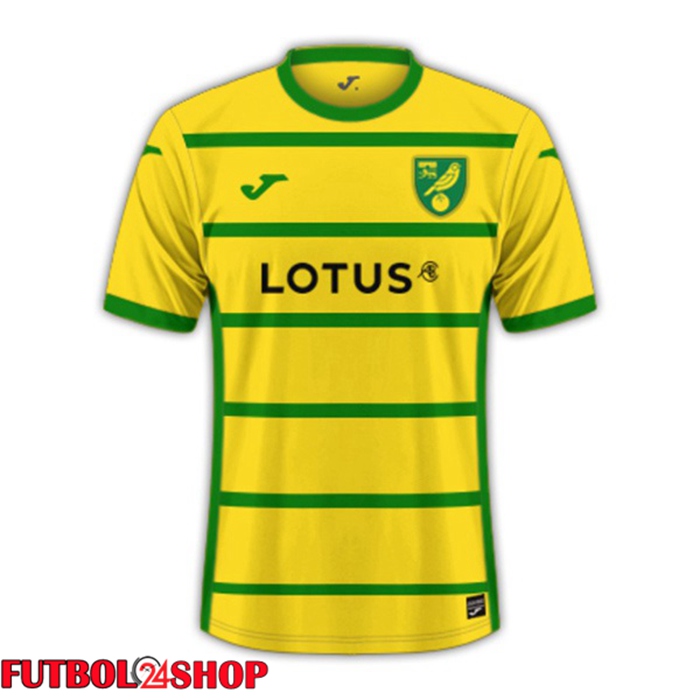 Camiseta Futbol Norwich City Primera Amarillo 2023/2024