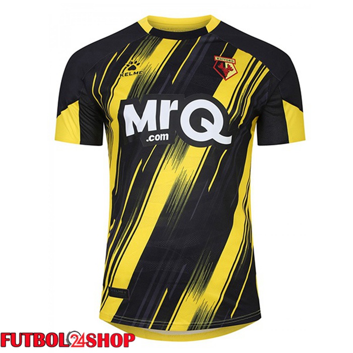 Camiseta Futbol Watford FC Primera Amarillo Negro 2023/2024