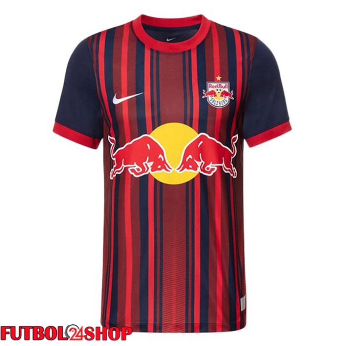 Camiseta Futbol FC Red Bull Salzburg Segunda Rojo Blau 2023/2024
