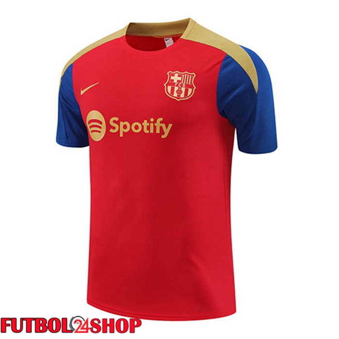 Camiseta Entrenamiento FC Barcelona Rojo 2024/2025