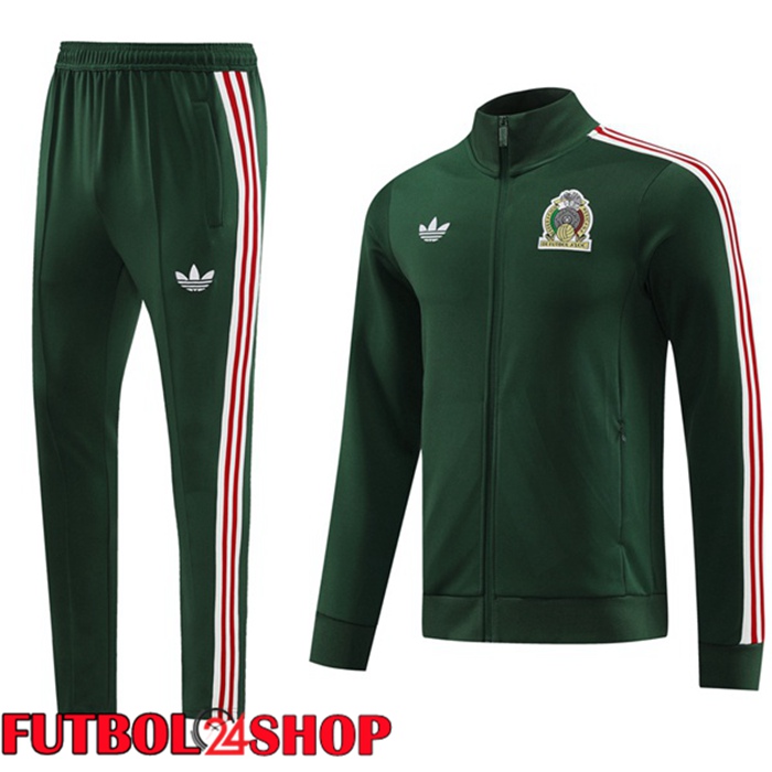 Chandal Futbol - Chaqueta México Verde 2024/2025