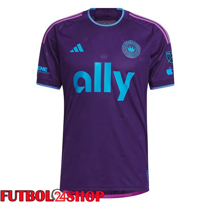 Camisetas De Futbol Charlotte FC Segunda Púrpura 2024/2025