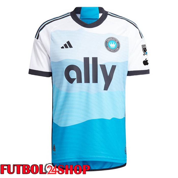 Camisetas De Futbol Charlotte FC Primera Azul Blanco 2024/2025