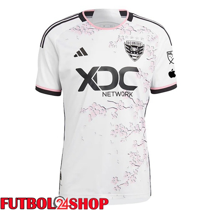 Camisetas De Futbol D.C United Segunda Blanco 2024/2025