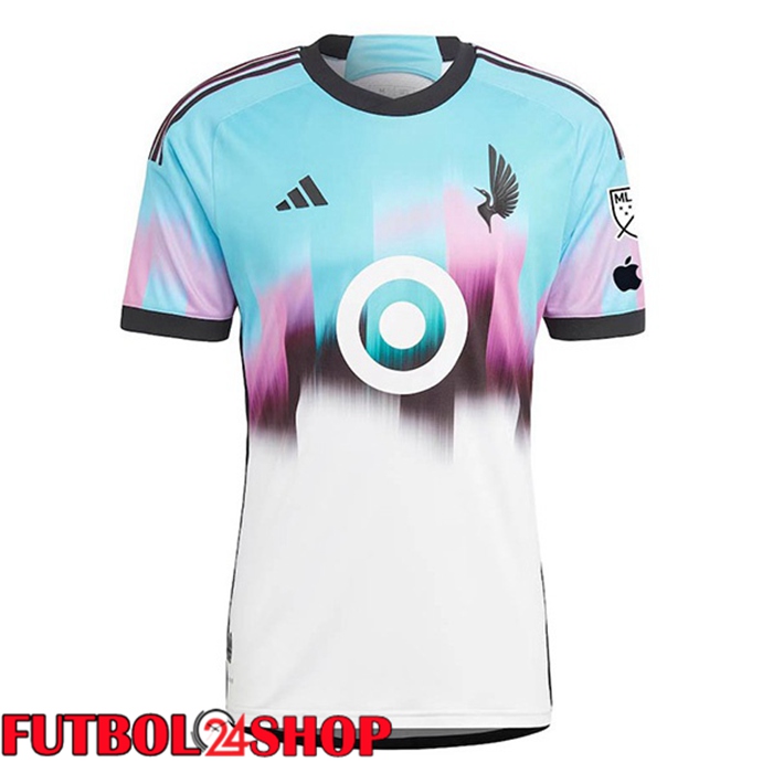 Camisetas De Futbol Minnesota United Segunda Azul Blanco 2024/2025