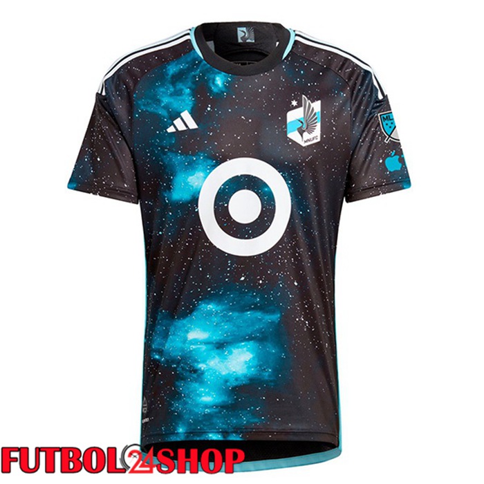 Camisetas De Futbol Minnesota United Primera Negro Azul 2024/2025