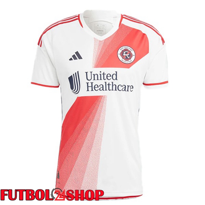 Camisetas De Futbol New England Revolution Segunda Blanco 2024/2025