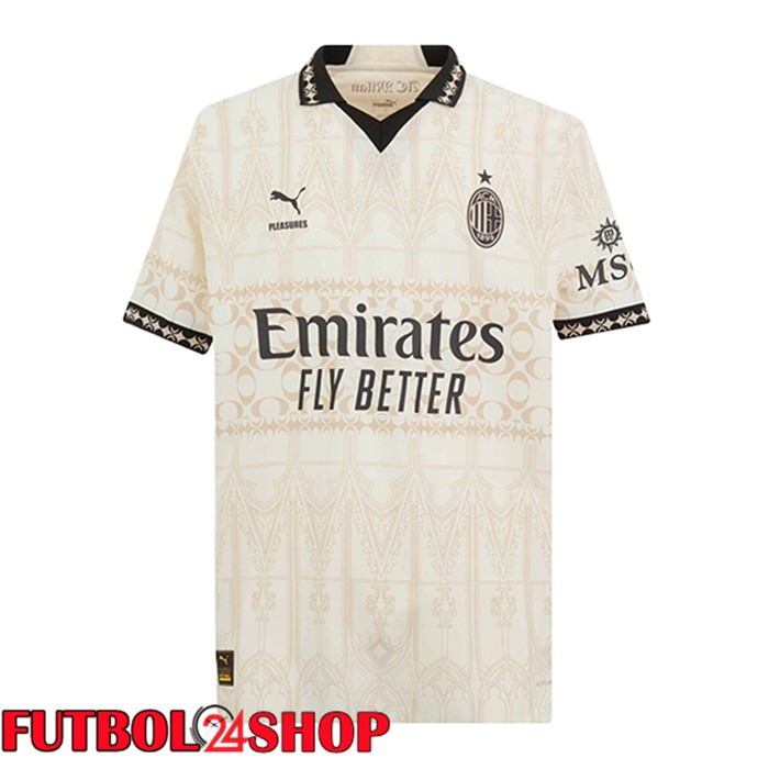 Camisetas De Futbol AC Milan Cuarta Blanco 2023/2024