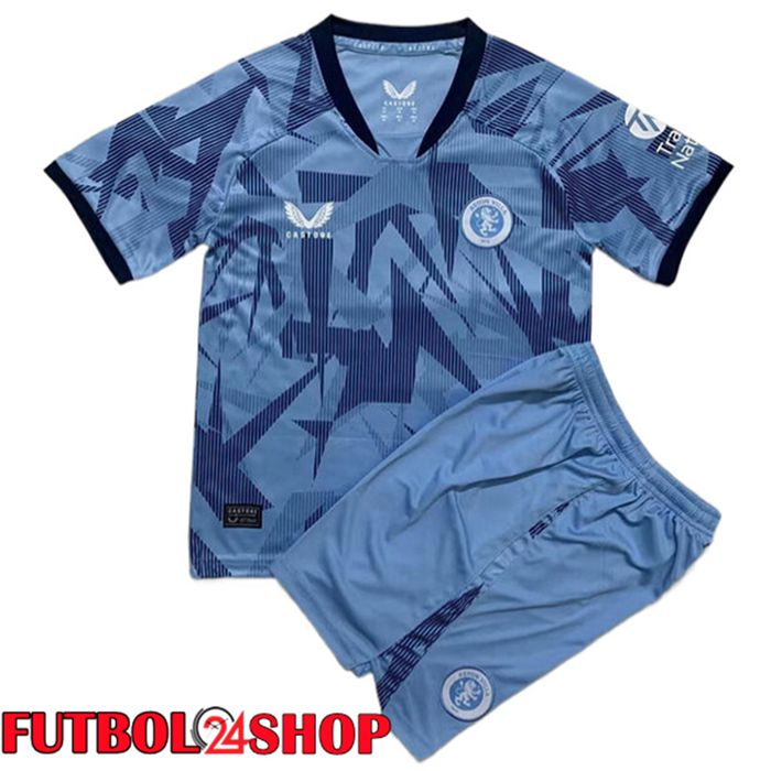 Camisetas De Futbol Aston Villa Ninos Tercera 2023/2024