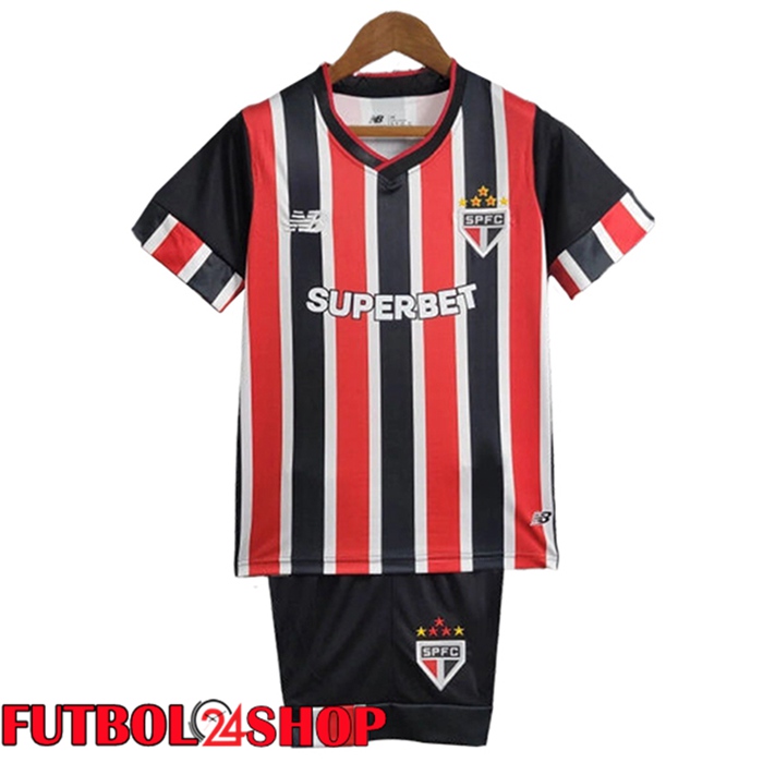 Camisetas De Futbol Sao Paulo FC Ninos Segunda 2024/2025