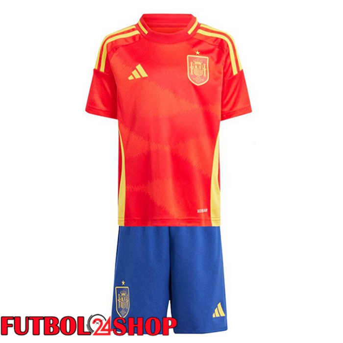 Camiseta Futbol España Ninos Primera Rojo 2024/2025