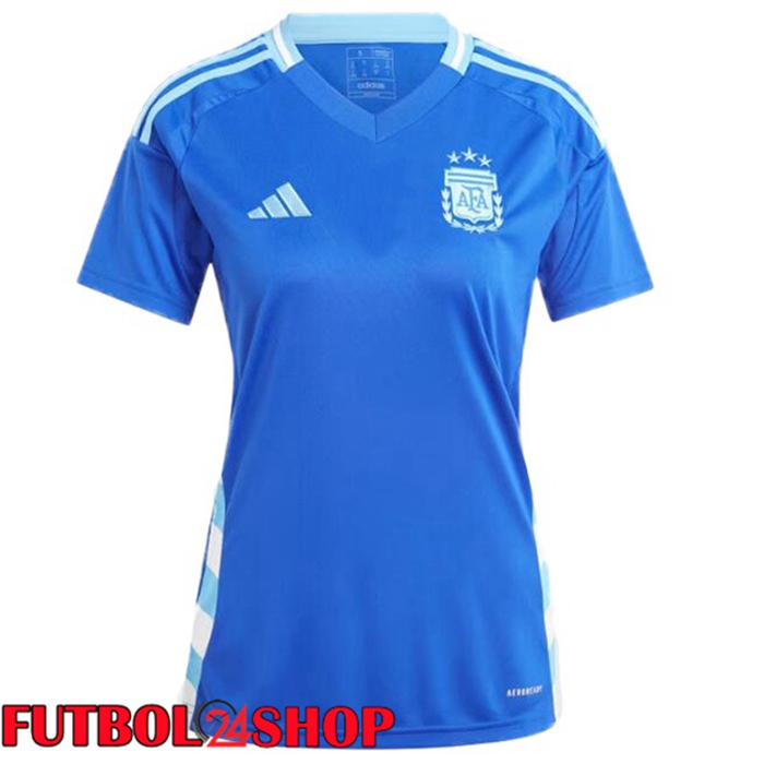 Camiseta Futbol Argentina Mujer Segunda Azul 2024/2025