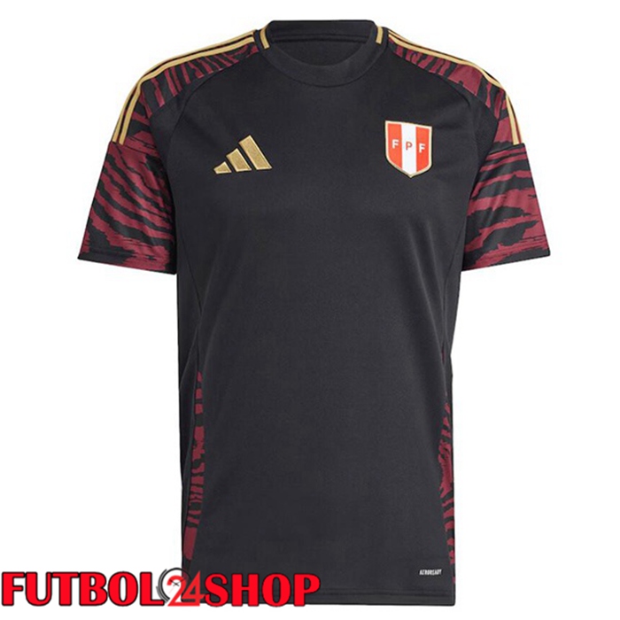 Camiseta Futbol Perú Segunda Negro 2024/2025
