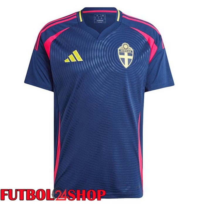 Camiseta Futbol Suecia Segunda Azul Royal 2024/2025