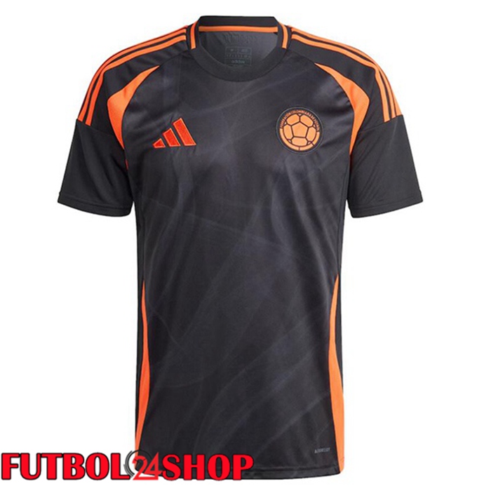 Camiseta Futbol Colombia Segunda Negro 2024/2025