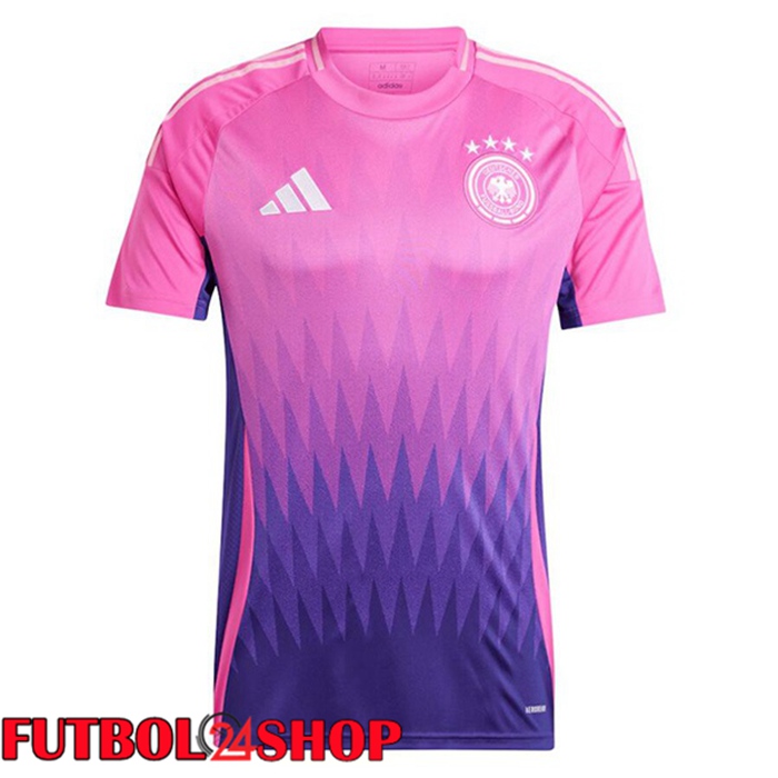 Camiseta Nacional Alemania Segunda Rosado Púrpura UEFA Euro 2024