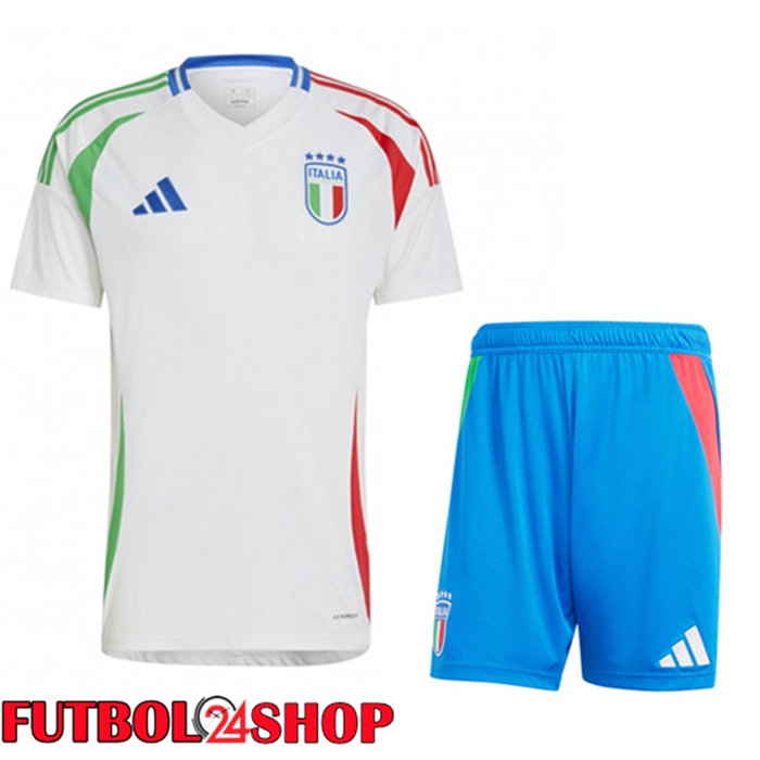 Nueva Camiseta Futbol Italia Ninos Segunda 2024/2025