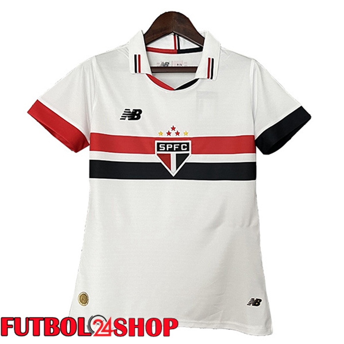 Camiseta Futbol Sao Paulo FC Mujer Primera 2024/2025