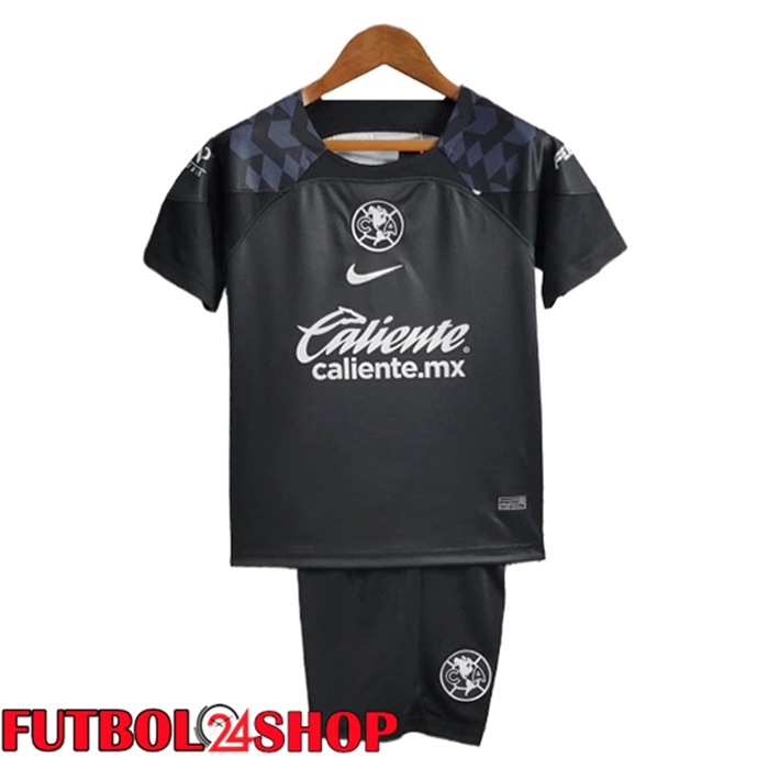 Camiseta Futbol Club America Ninos Negro 2023/2024