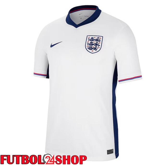 Camiseta Futbol Inglaterra Primera Azul Blanco 2024/2025