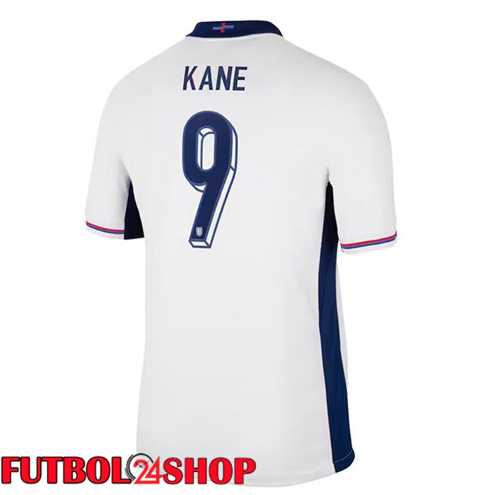 Camiseta Futbol Inglaterra (Kane 9) Primera Azul Blanco 2024/2025