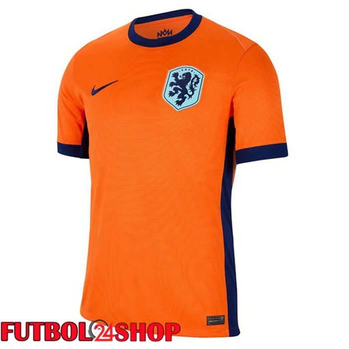 Camiseta Nacional Países Bajos Primera Naranja UEFA Euro 2024