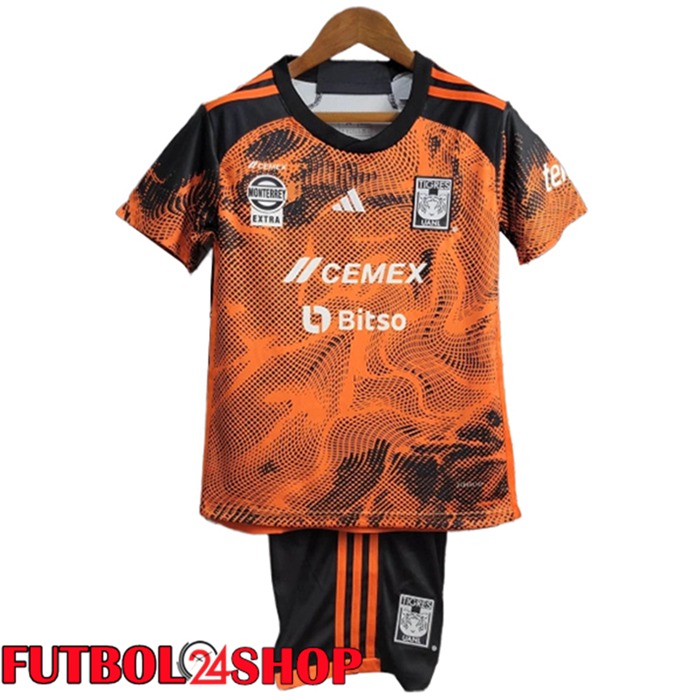 Camiseta Futbol Tigres UANL Ninos 2023/2024