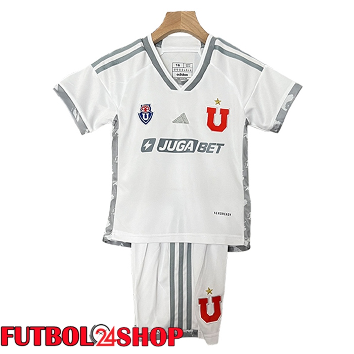 Camiseta Futbol Universidad De Chile Ninos Segunda 2024/2025