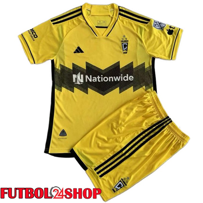 Camisetas De Futbol Columbus Crew SC Ninos Primera 2024/2025