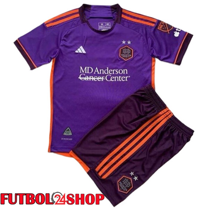Camisetas De Futbol Houston Dynamo Ninos Segunda 2024/2025