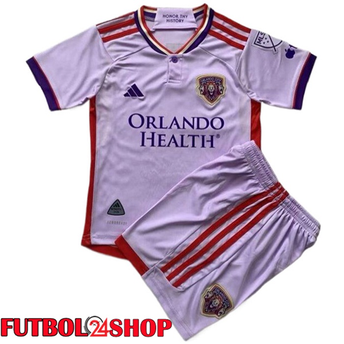 Camisetas De Futbol Orlando City SC Ninos Segunda 2024/2025